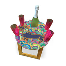 Load image into Gallery viewer, Picnic Table / Small / Rainbow Dachshund