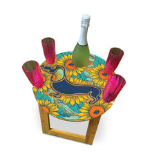 Load image into Gallery viewer, Picnic Table / Small / Sunflower Dachshund