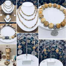 Load image into Gallery viewer, Picture Jasper / Natural Stone Necklace 62" Matte Finish