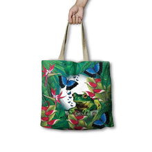 Load image into Gallery viewer, Shopping Bag / Green Frog
