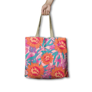 Shopping Bag / Saffron Flowers