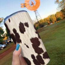 Load image into Gallery viewer, Cowhide / 'Roadie' Travel Mug