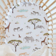 Load image into Gallery viewer, Safari / Bassinet Sheet / Change Pad Cover
