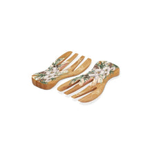 Load image into Gallery viewer, Salad Bowl & Fork Set / Vanilla Dreams