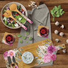 Load image into Gallery viewer, Salad Servers / Chrysanthemum