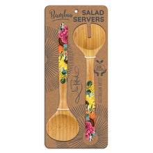 Load image into Gallery viewer, Salad Servers / Spring Bouquet