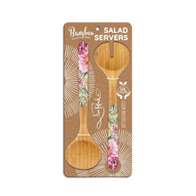 Load image into Gallery viewer, Salad Servers / Chrysanthemum