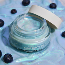 Load image into Gallery viewer, Blue Butterfly Enzyme Sleep Mask
