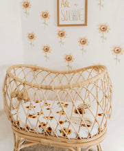 Load image into Gallery viewer, Sunflower / Bassinet Sheet / Change Pad Cover
