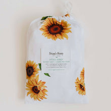 Load image into Gallery viewer, Sunflower / Bassinet Sheet / Change Pad Cover