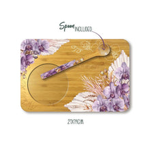 Load image into Gallery viewer, Teatime Tray / Purple Orchid