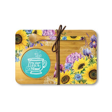 Load image into Gallery viewer, Teatime Tray / Smiling Sunflowers