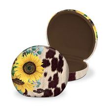 Load image into Gallery viewer, Mini Travel Case / Sunflower Cowhide
