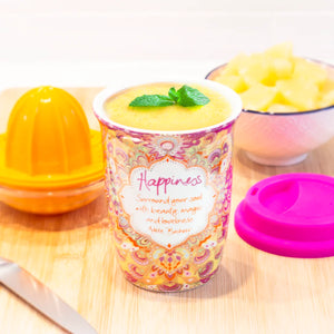 'Happiness' Reusable Coffee Cup