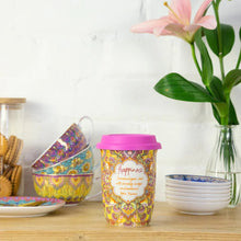 Load image into Gallery viewer, 'Happiness' Reusable Coffee Cup