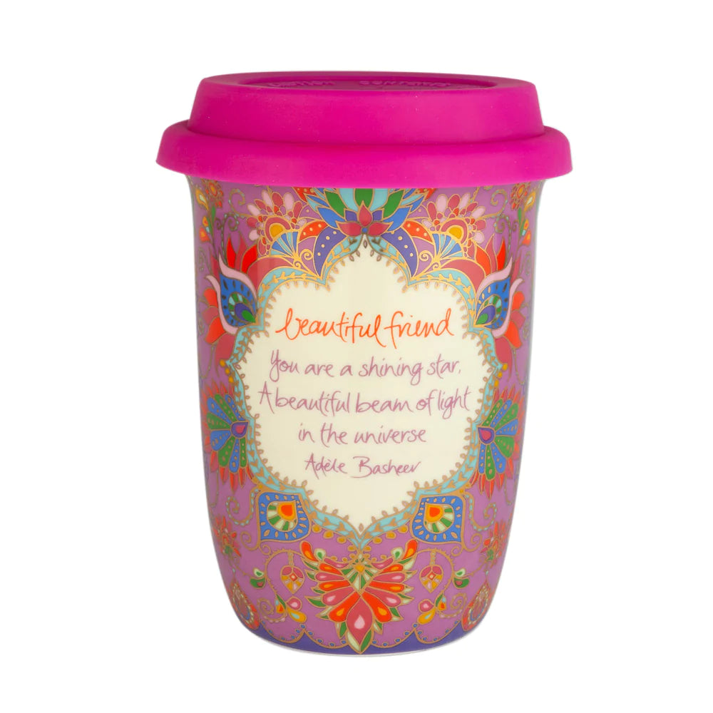 'Beautiful Friend' Reusable Coffee Cup