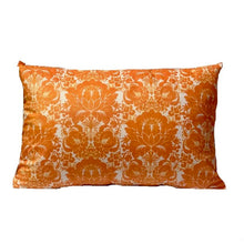 Load image into Gallery viewer, Orange Birds 2 Velvet Cushion / Rectangular