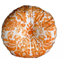 Load image into Gallery viewer, Orange Birds 4 Velvet Cushion / Round