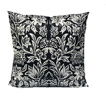 Load image into Gallery viewer, Black Birds Velvet Cushion / Square
