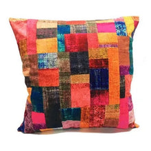 Load image into Gallery viewer, Patches Velvet Cushion / Square