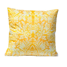 Load image into Gallery viewer, Saffron Birds Velvet Cushion / Square
