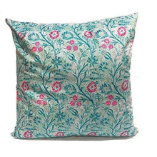 Load image into Gallery viewer, Venezia Turquoise 1 Velvet Cushion / Square