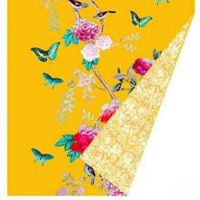 Load image into Gallery viewer, Velvet Throw - Saffron Bird