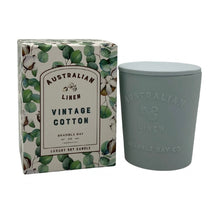 Load image into Gallery viewer, Australian Linen Collection- Vintage Cotton Candle