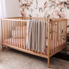 Load image into Gallery viewer, Warm Grey / Diamond Knit Baby Blanket