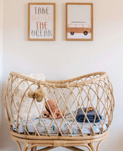 Load image into Gallery viewer, Whale / Bassinet Sheet / Change Pad Cover