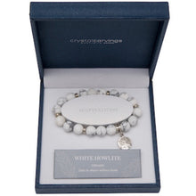 Load image into Gallery viewer, White Howlite Tree of Life / Natural Stone Bracelet