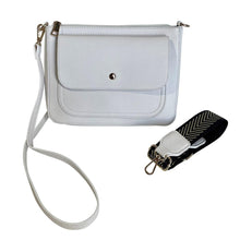 Load image into Gallery viewer, Wisteria Crossbody Bag / White