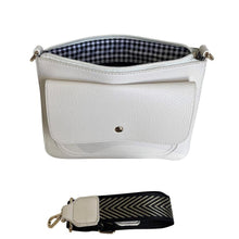 Load image into Gallery viewer, Wisteria Crossbody Bag / White