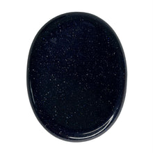Load image into Gallery viewer, Palm/Worry Stone / Blue Goldstone