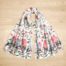 Load image into Gallery viewer, Pink and Grey Galah Scarf