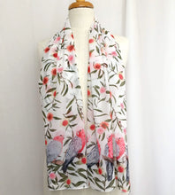 Load image into Gallery viewer, Pink and Grey Galah Scarf
