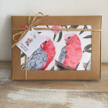 Load image into Gallery viewer, Pink and Grey Galah Scarf