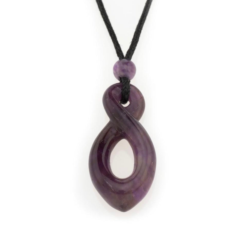 Amethyst Infinity Pendant