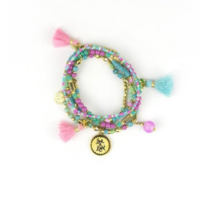 'Love & Light' Charm Bracelet Stack
