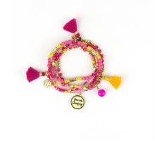 Load image into Gallery viewer, &#39;You Are Amazing&#39; Charm Bracelet Stack
