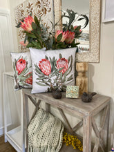 Load image into Gallery viewer, Outdoor Cushion / Australian Native Protea (Centre Placement)
