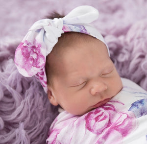 Lilac Skies Topknot Headband