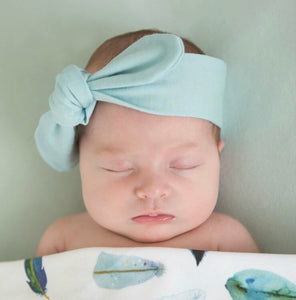 Spearmint Topknot Headband