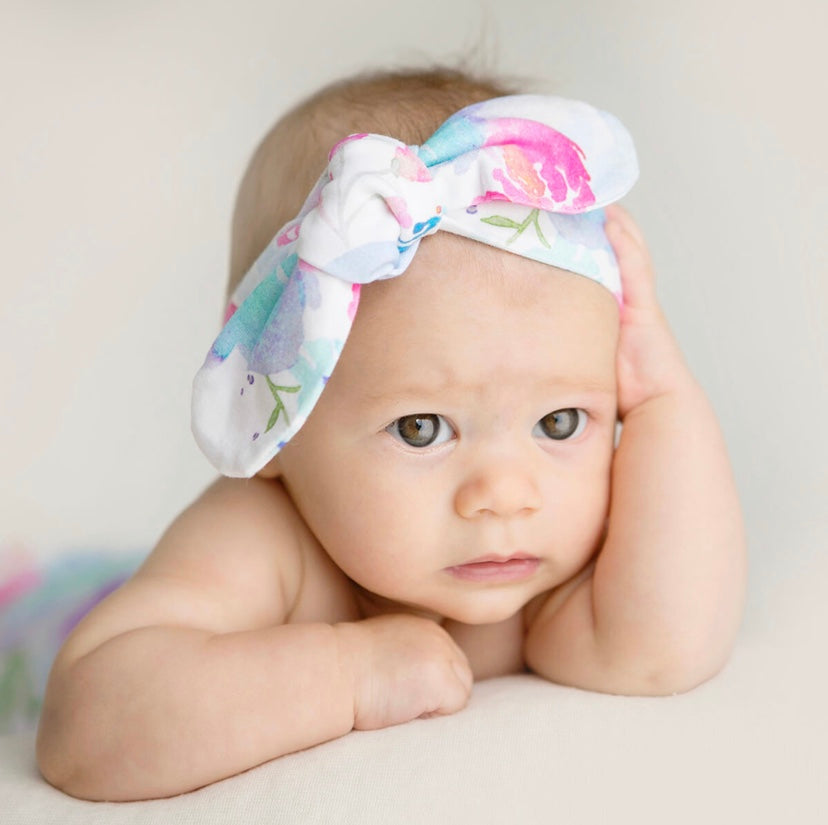 Sweet Petal Topknot Headband