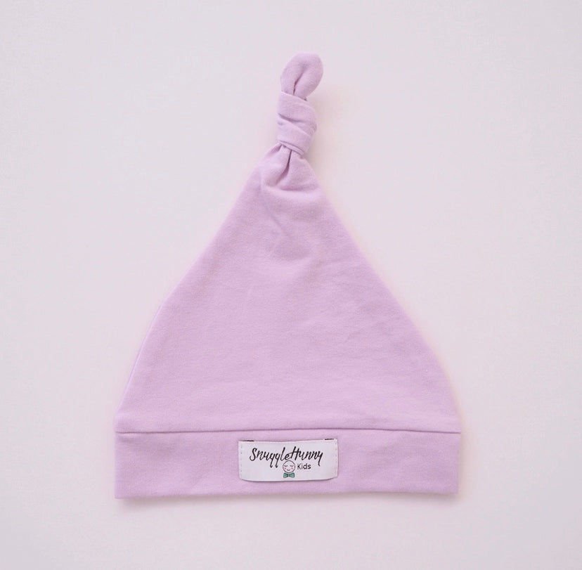 Lilac Knotted Beanie