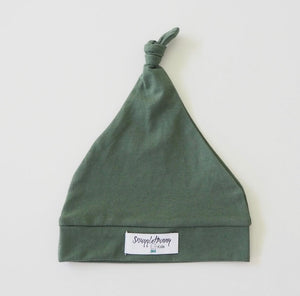 Olive Knotted Beanie