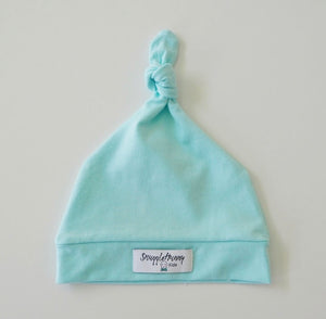 Spearmint Knotted Beanie