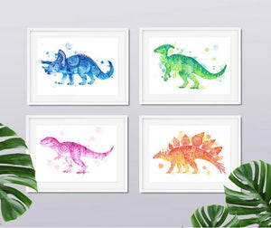 Stefan the Stegosaurus Print