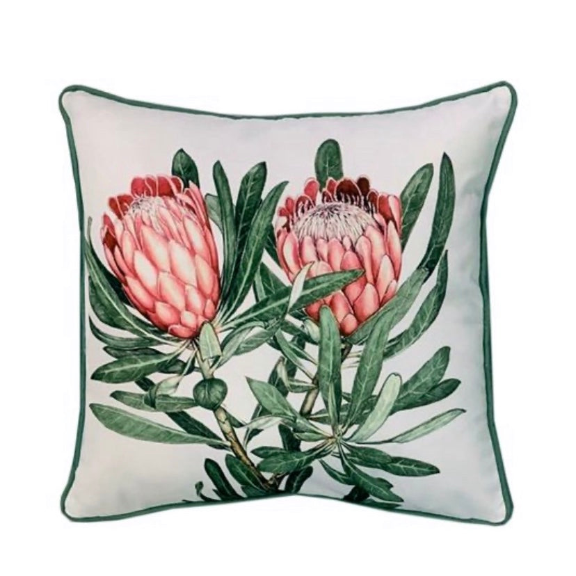 Outdoor Cushion / Australian Native Protea (Centre Placement)