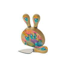 Load image into Gallery viewer, Magnetic Cheese Knife Block / Colourful Guineas
